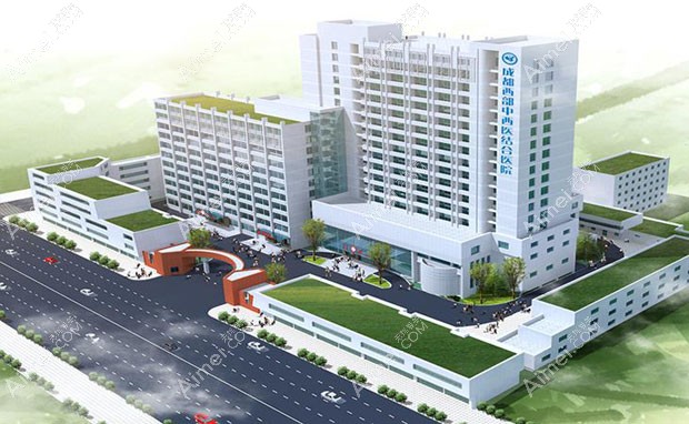 成都西部中西医结合医院整形科外景效果图