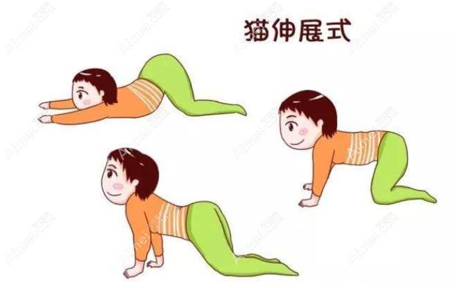 女生梨形身材胯大腿粗可以做拉伸锻炼矫正