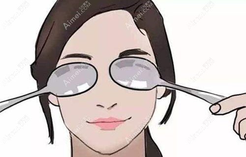 早上起来大眼袋浮肿，去眼袋用热水敷还是冷水敷效果好些?