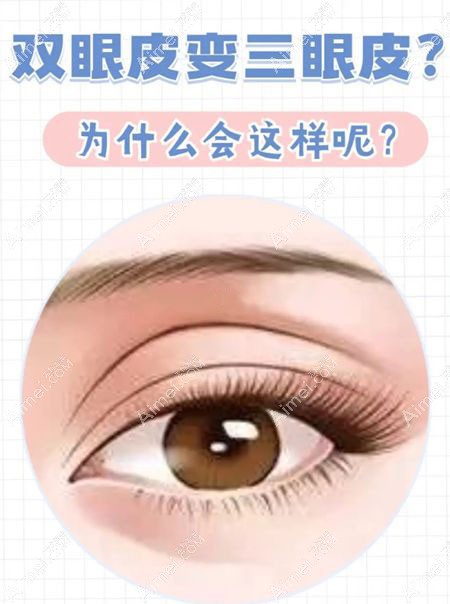 三眼皮属于双眼皮失败8种表现之一.jpg 三眼皮属于双眼皮失败8种表现之一.jpg