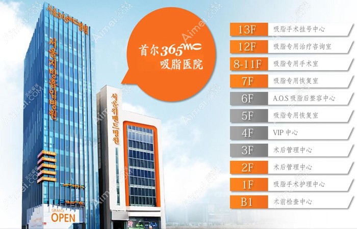 韩国365mc吸脂医院大楼