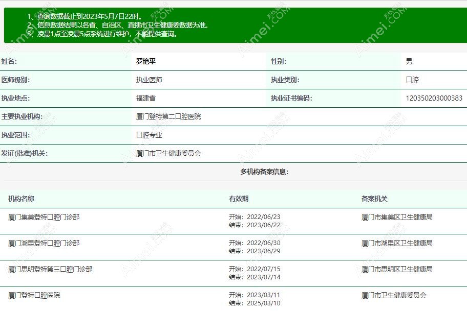 罗艳平医生资质aimei.com