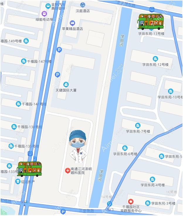 南通江河泽明眼科具体位置