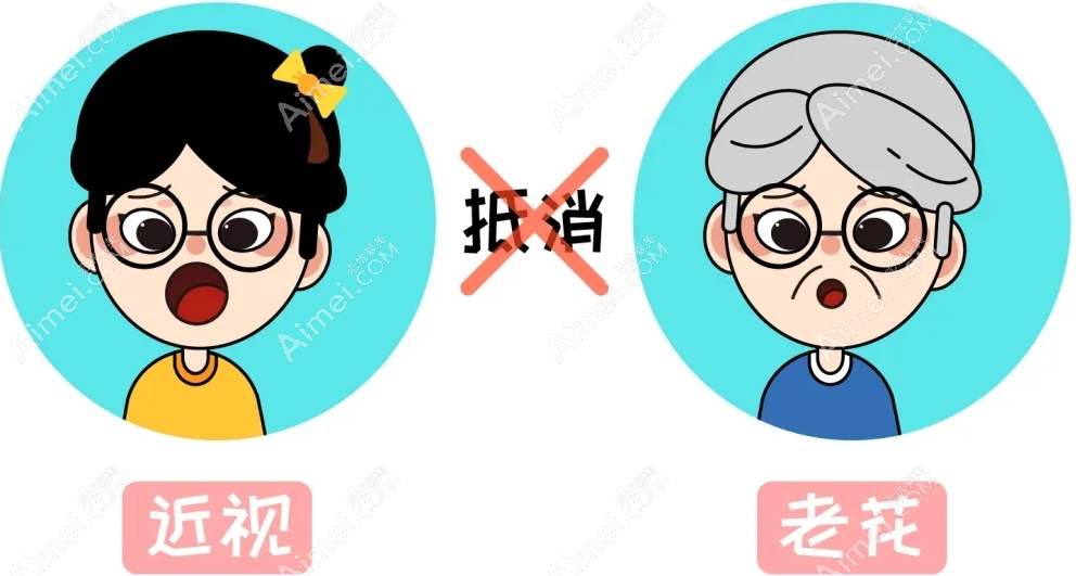 近视和老花不能相互抵消 近视和老花不能相互抵消