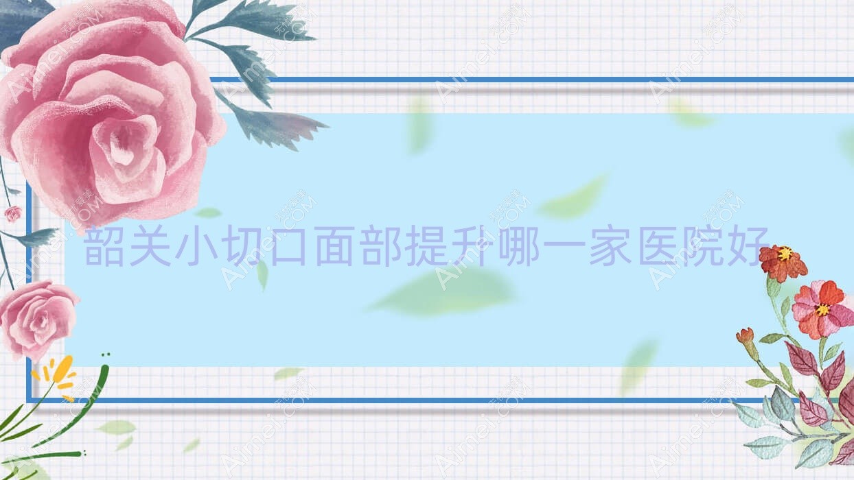 韶关小切口面部提升哪一家医院好 韶关小切口面部提升哪一家医院好