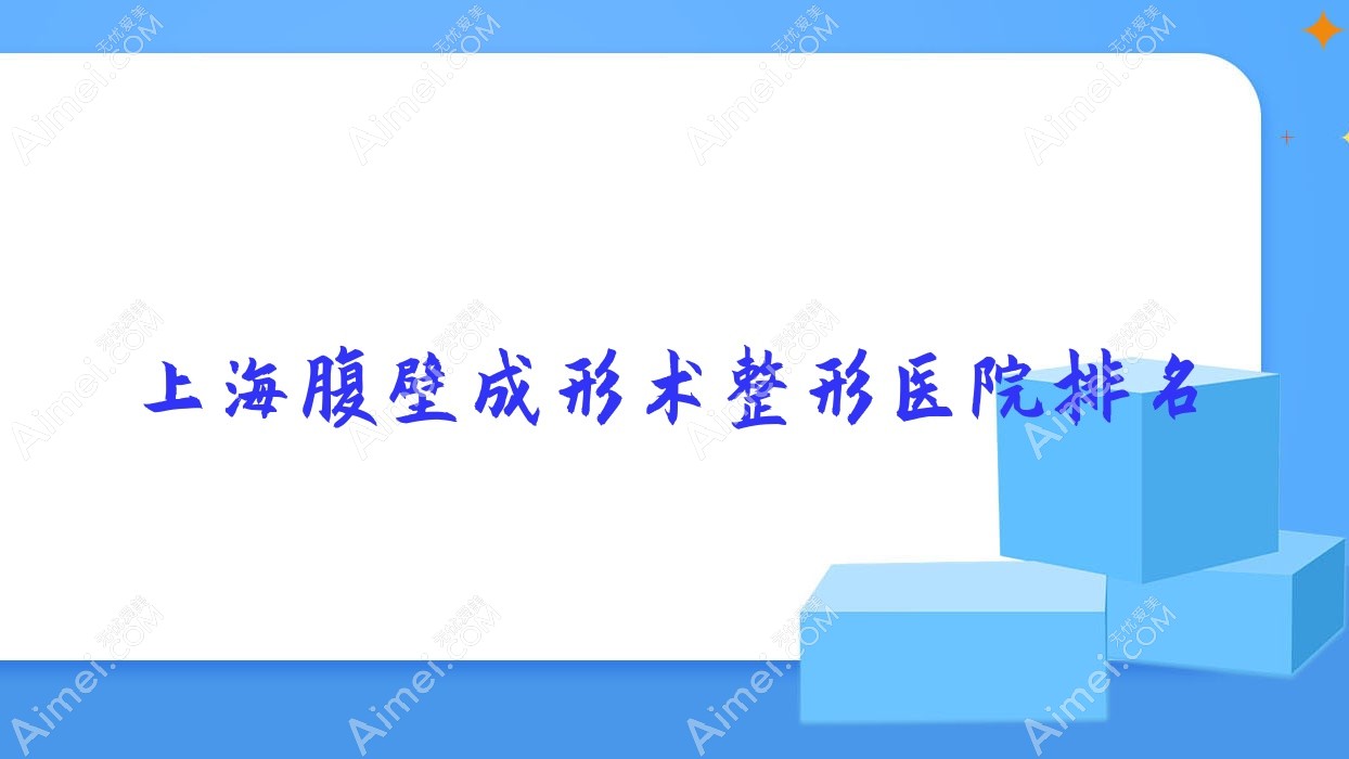 上海腹壁成形术整形医院排名