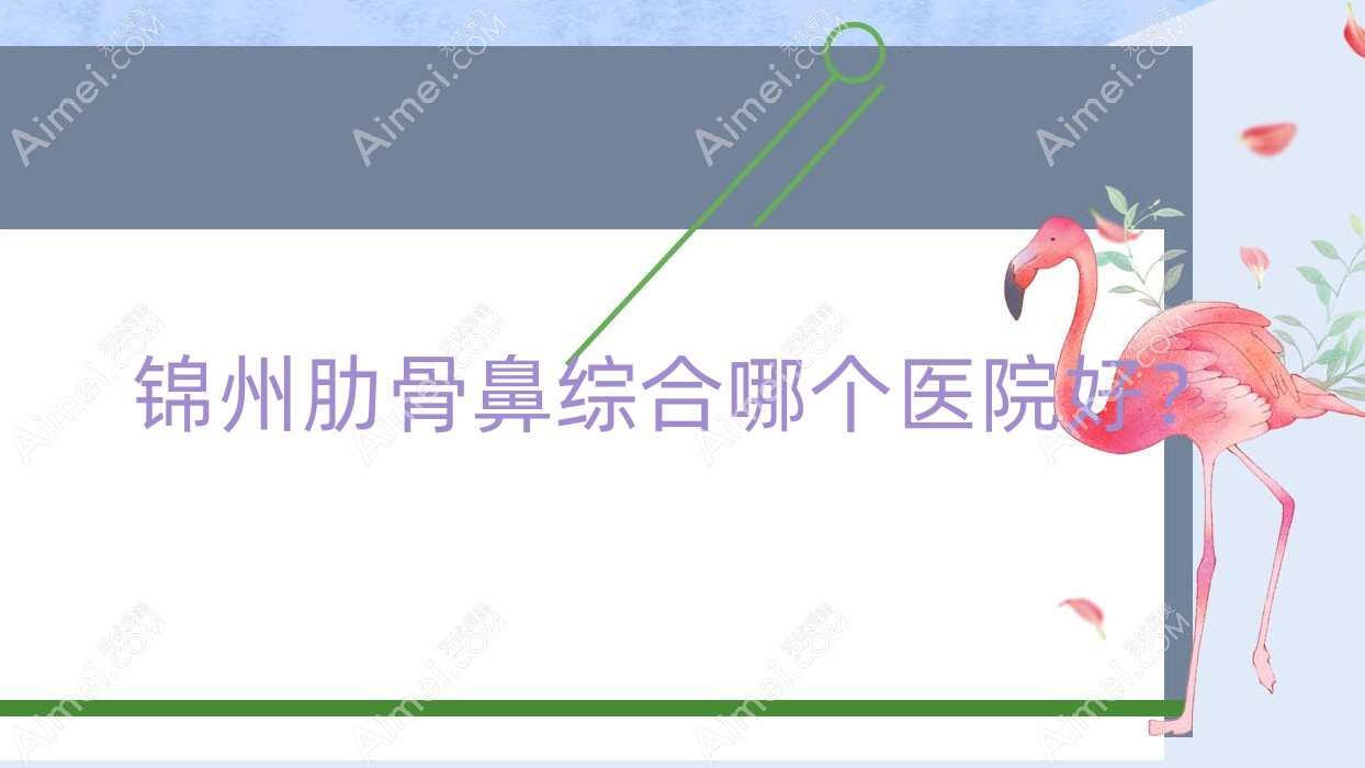 锦州肋骨鼻综合哪个医院好?实力声誉相对比:解志博/医院/唯娜等5家