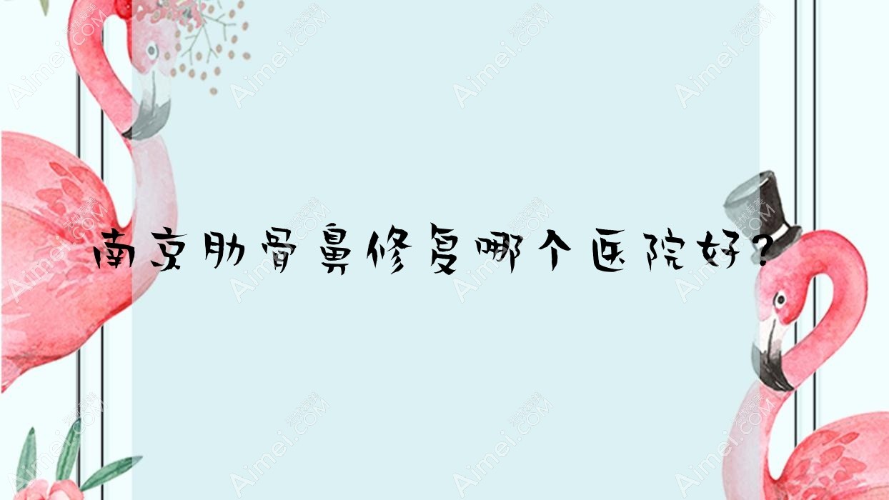 南京肋骨鼻修复哪个医院好?2024排行榜:艾丽嘉|佳星博颜|卓尔等入选!附价格表