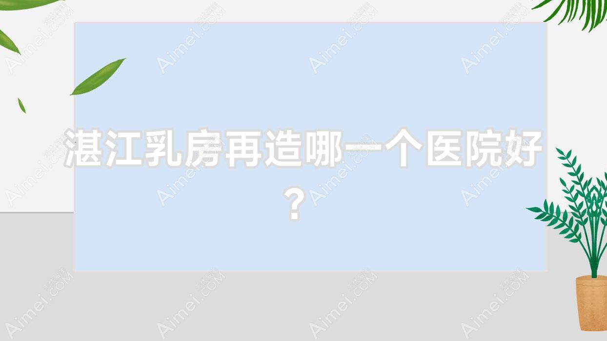 湛江乳房再造哪一个医院好?2024排名榜:吴川凤仪/欣颖/悦丽国度等入围!附收费表