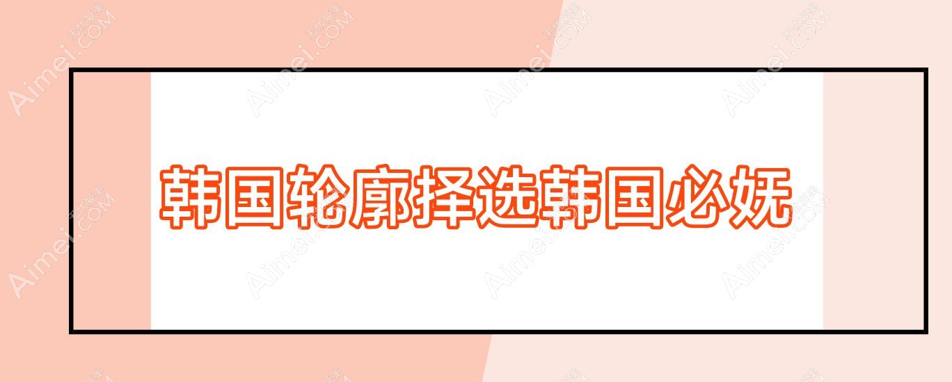 韩国轮廓择选韩国必妩,韩国轮廓针牌子