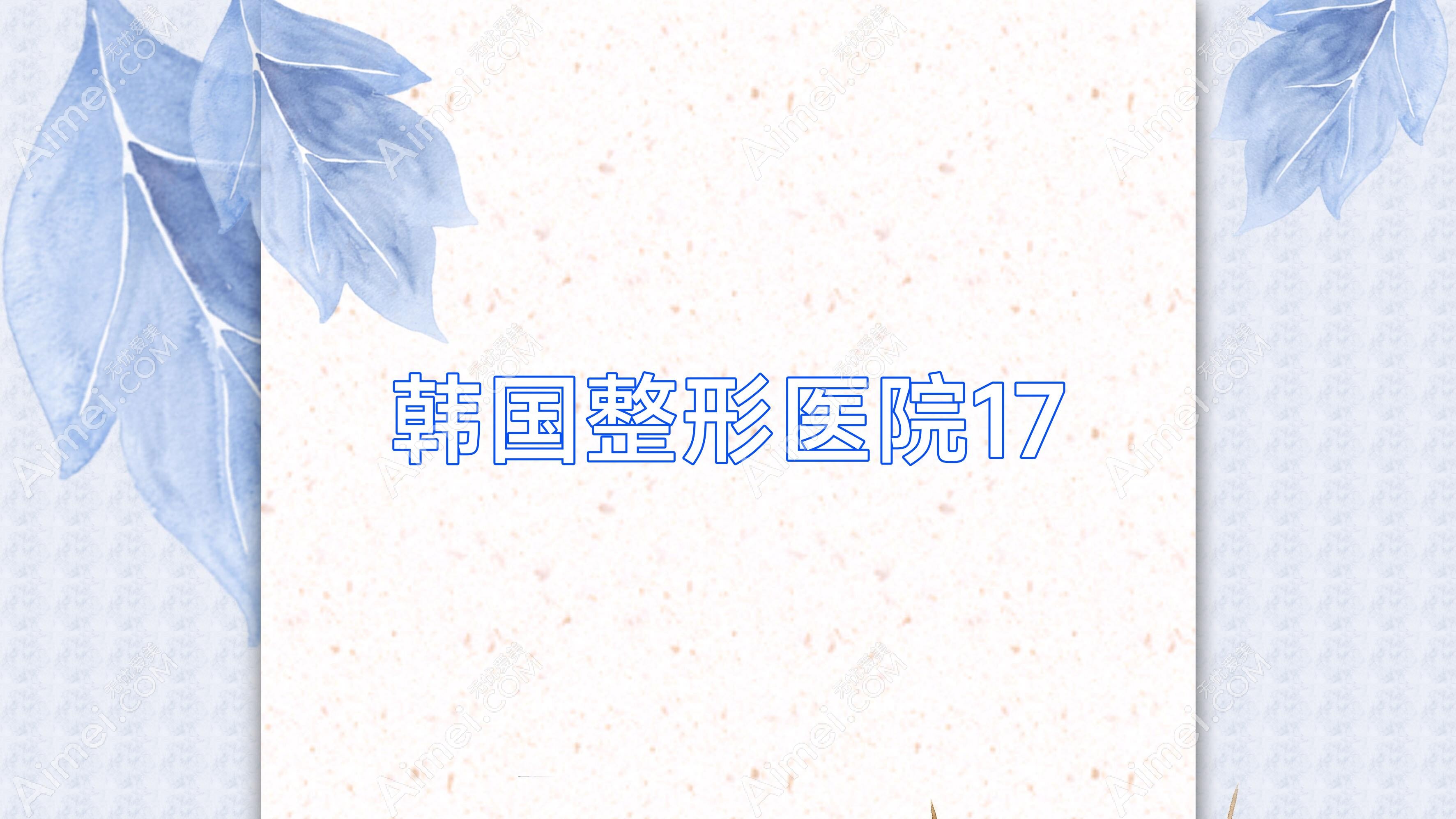 韩国整形医院17(韩国整形医院排名网站)