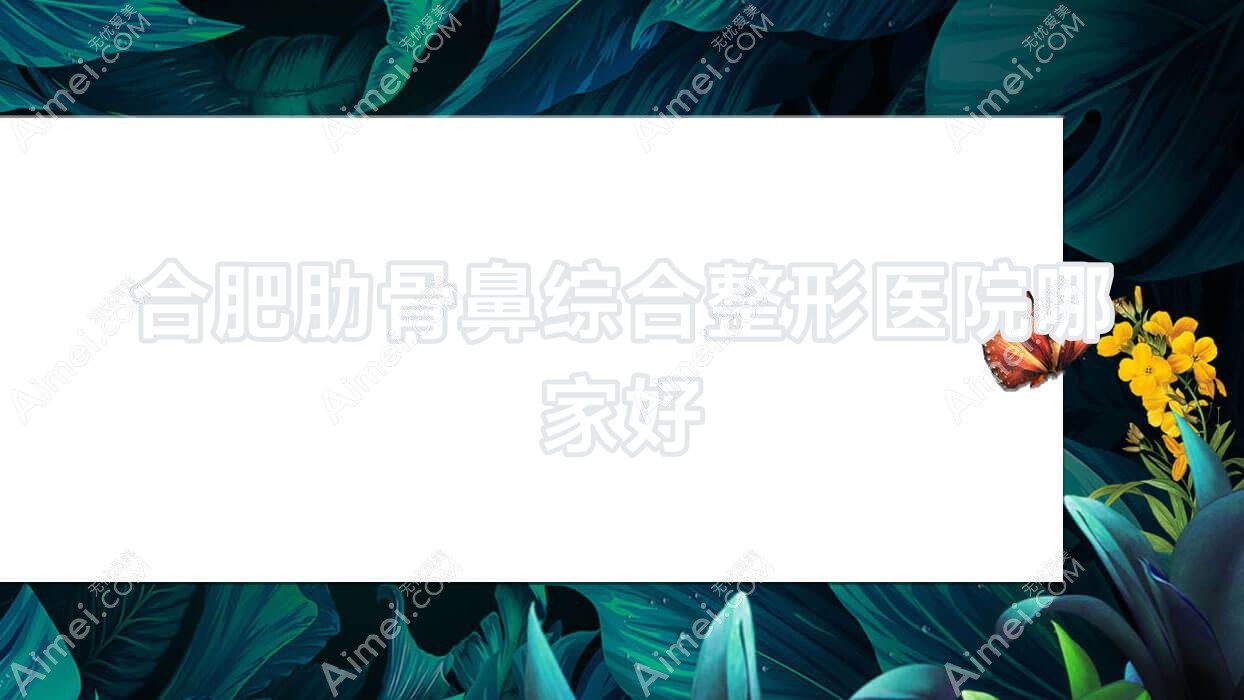 合肥肋骨鼻综合哪家好?合肥整形医院排名巢湖澳尔番达、恒美彬纷、玉蓝雅