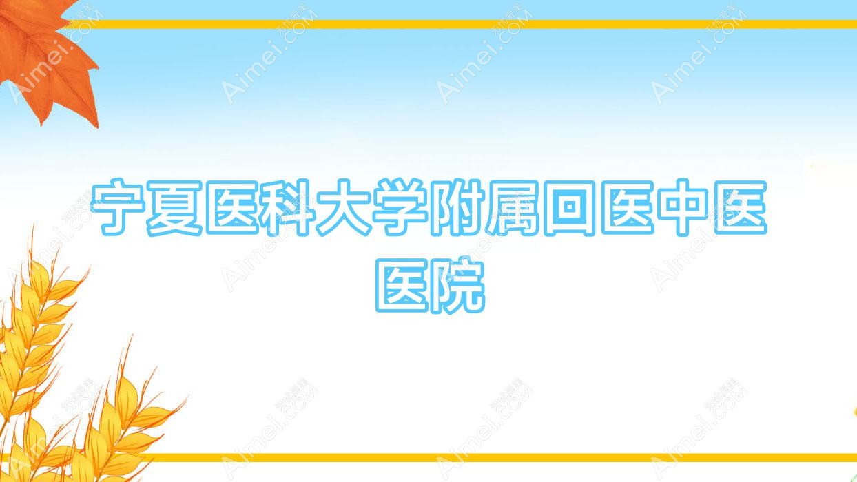 宁夏医科大学附属回医中医医院 宁夏医科大学附属回医中医医院