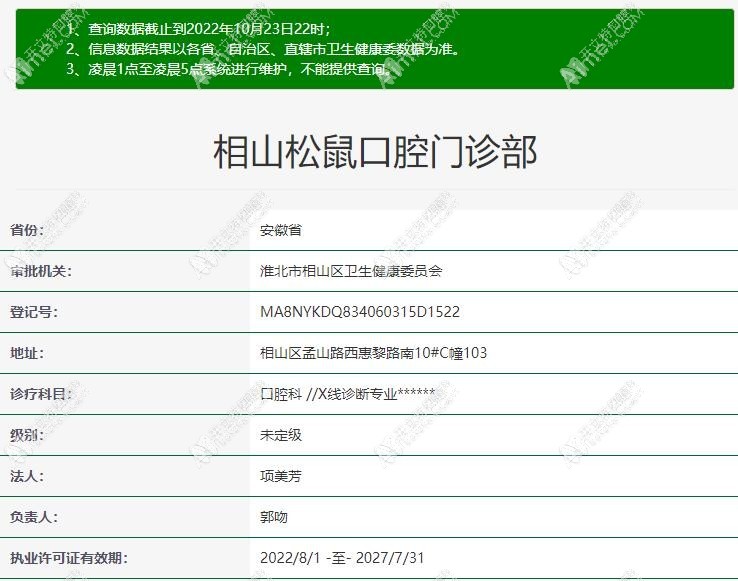 淮北松鼠口腔门诊部 淮北松鼠口腔门诊部