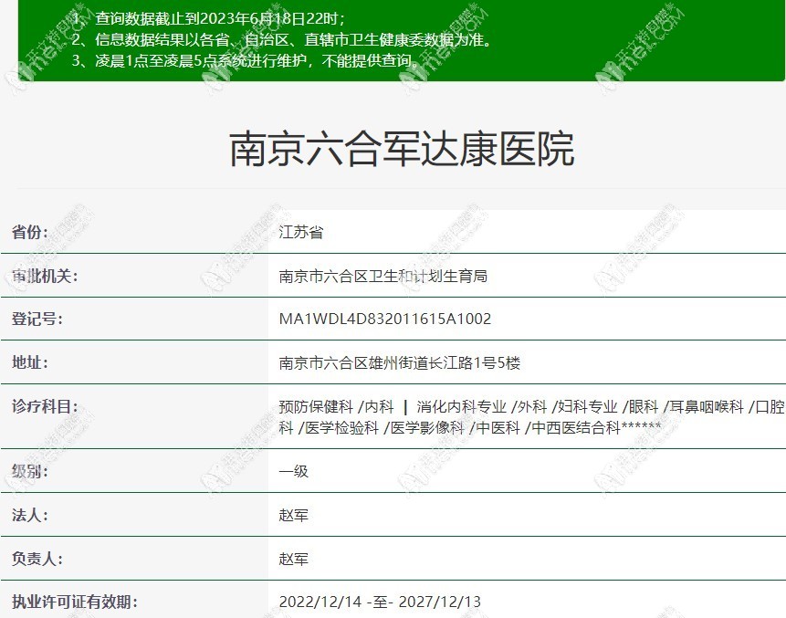 南京六合军达康医院口腔科 南京六合军达康医院口腔科