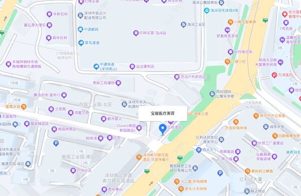 李信锋鼻整形医院地址在南山区南山街道,深圳千丽李信锋鼻整形医院正规靠谱收费不贵哦