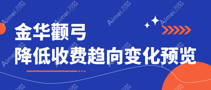 金华颧弓降低收费趋向变化预览