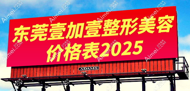 东莞壹加壹整形价格表2025！眼综合/复合隆鼻均5280元起，正规医院收费透明