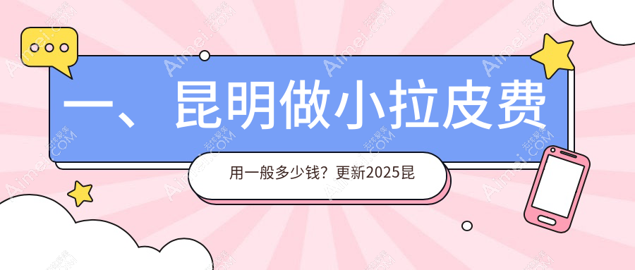 昆明做小拉皮手术费用详解,专业医美机构收费标准约10000元起