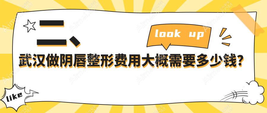 二、武汉做阴唇整形费用大概需要多少钱?米兰2458|涵美3299|韩辰3089