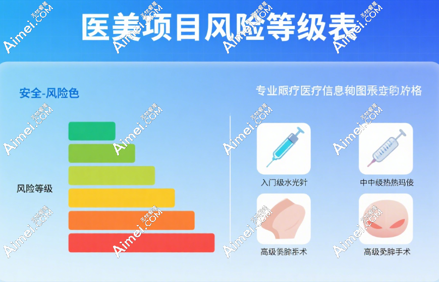 2025医美项目风险等级表:从入门到精通,1张表看懂(新手避坑必备)