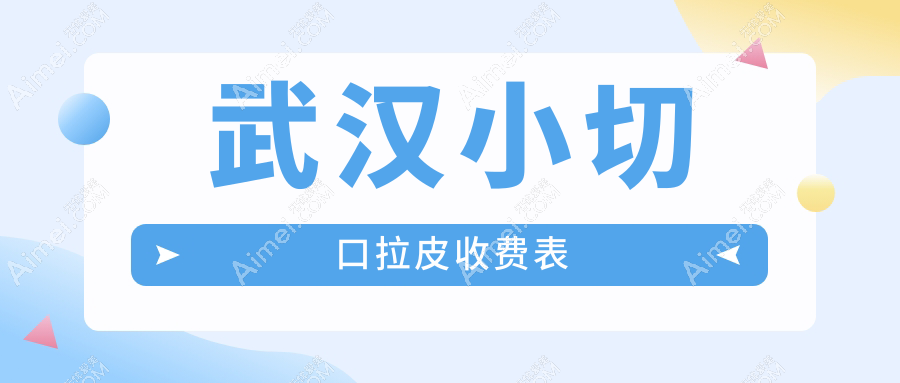 武汉小切口拉皮收费表