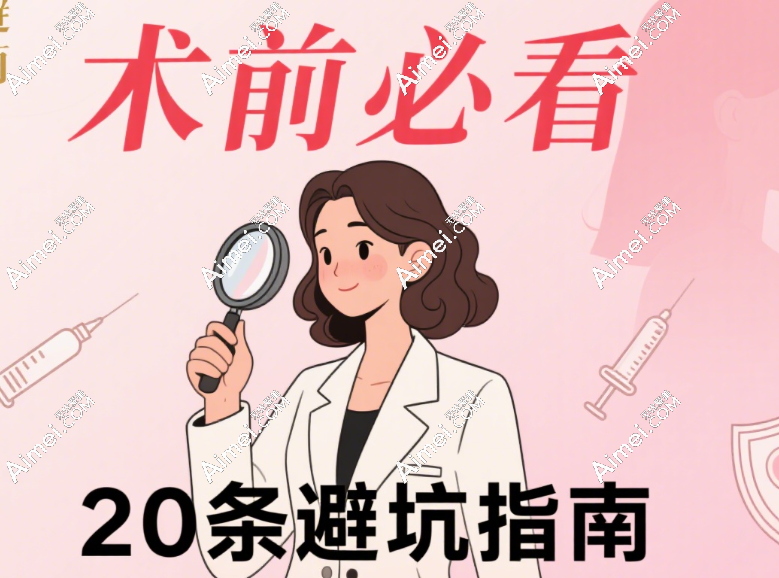 术前必看|明星同款医美顾问的 20 条抗衰避坑指南