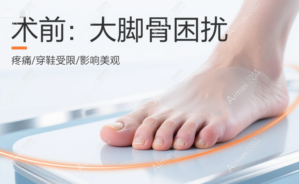 马桂文术科大脚骨手术恢病例对比照,光导复位技术让脚型自然美观