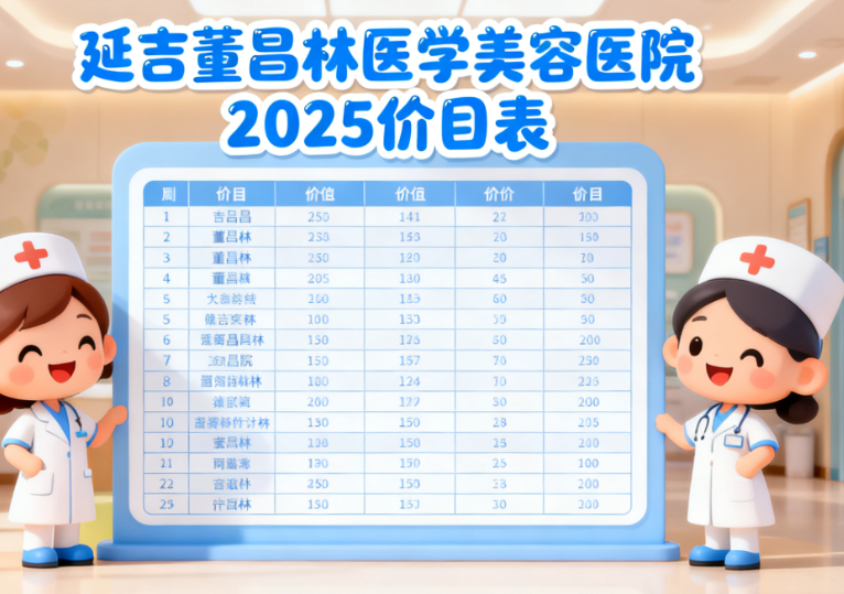 延吉董昌林医学美容医院2025价目表震撼发布!埋线提升+隆鼻硅胶取出手术真实案例效果如何?