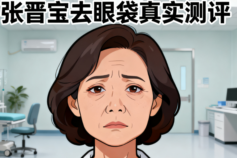 张晋宝去眼袋无骗局真实测评!45岁老姐妹亲测9800元微创无痕技术效果好,无疤痕