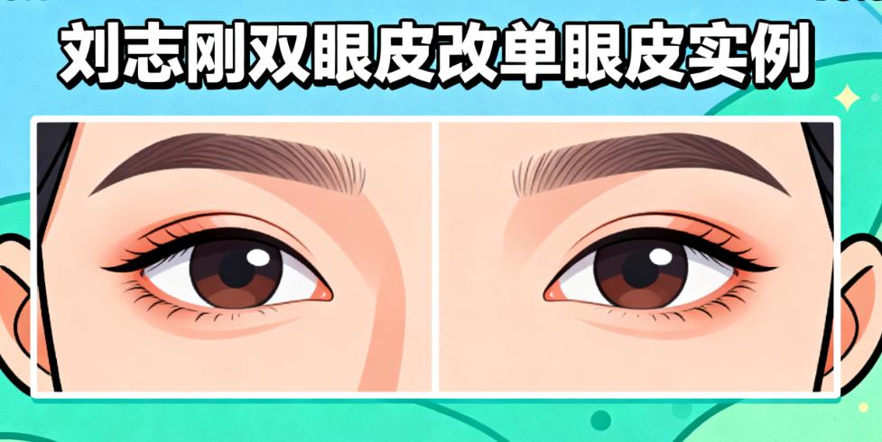 刘志刚双眼皮改单眼皮实例 | 揭秘其“静态到动态”修复技术与减张缝合,如何实现闭眼无痕、睁眼灵动宛若天生