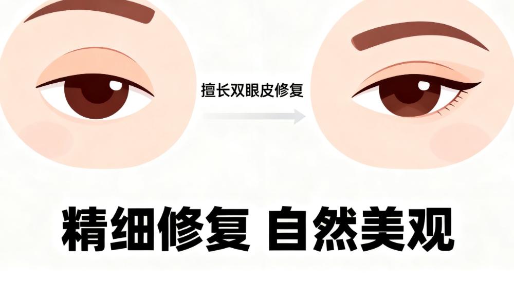 大连爱德丽格刘志刚师傅的真实实例:5个眼整形修复的实际疗效参考