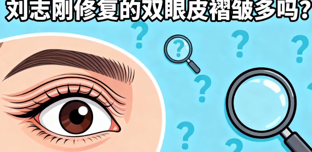 刘志刚修复的双眼皮褶皱多吗?揭秘其“动态平衡修复法”,如何实现睁眼线条清晰、闭眼滑动自然的原生褶皱感