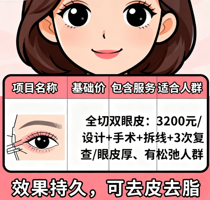 沈阳陈龙双眼皮价格透明,无隐形消费