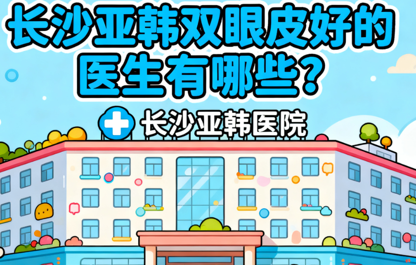 长沙亚韩双眼皮好的医生有哪些?郑京湘、解灿、张娇娇3位技术大拿亲测靠谱