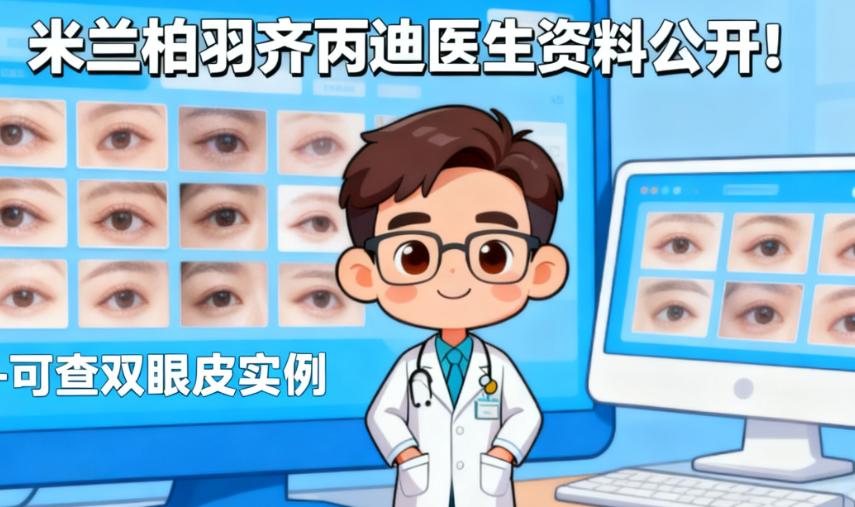 米兰柏羽齐丙迪医生资料靠谱吗?正规资质+设计思路公开验证