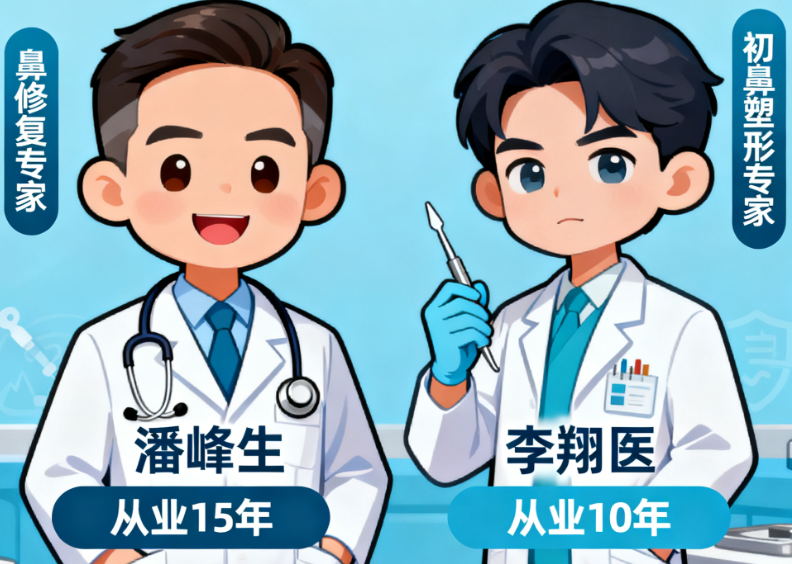 上海潘峰和李翔哪个鼻子好?2025真实案例对比:潘峰鼻修复0感染更自然,李翔初鼻立体感强!