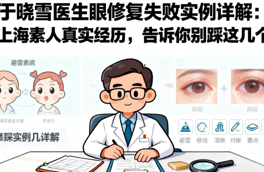 从于晓雪失败实例中总结：眼修复必避的4个雷区
