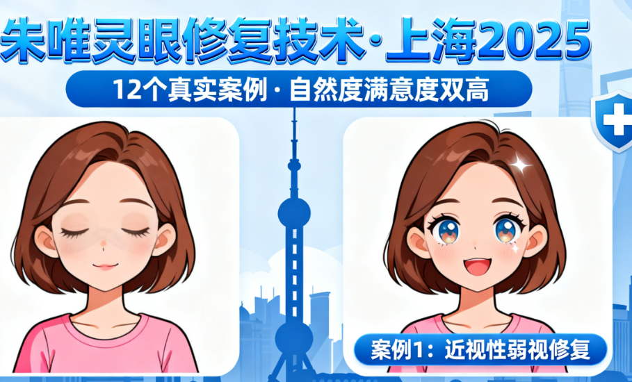 朱唯灵眼修复技术在上海算好吗?2025新版12个真实案例解析,自然度满意度双高!