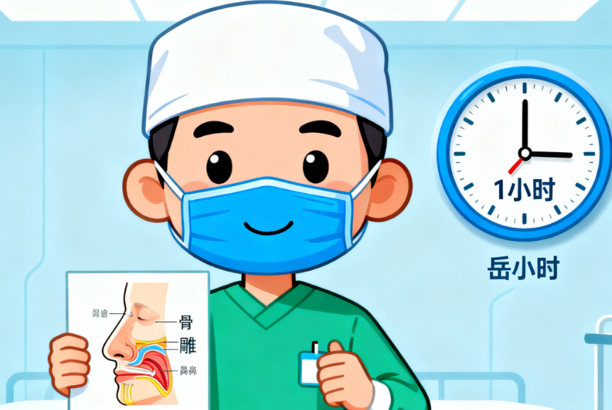 岳博士骨雕鼻手术需要多长时间
