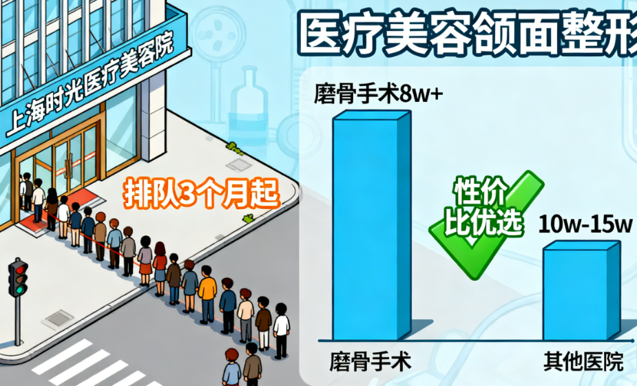 上海时光何晋龙颌面整形预约难吗?2025新版实测:排队3个月起,磨骨8w+值不值?