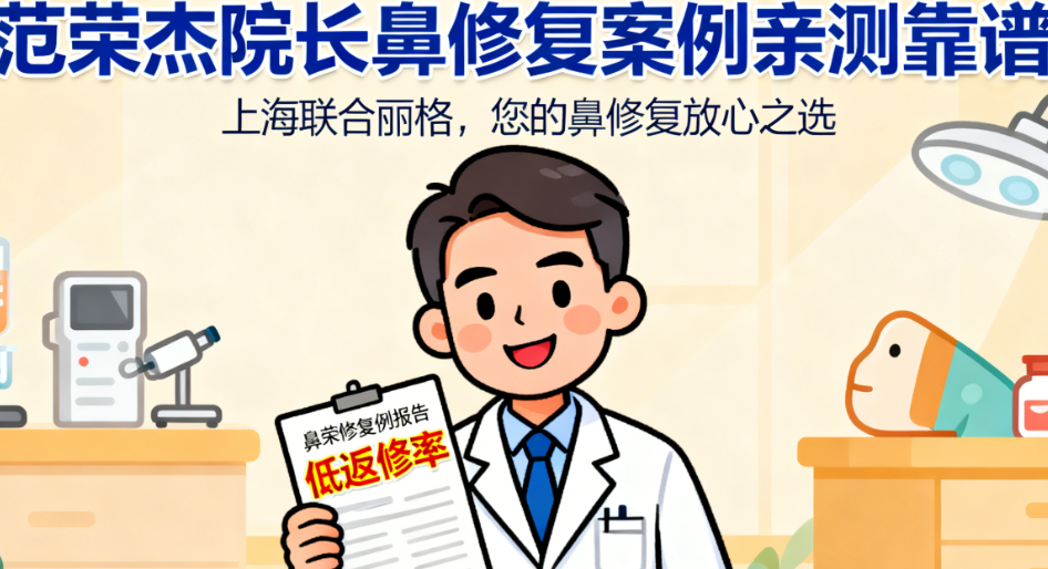 上海联合丽格鼻修复医生推荐,范荣杰院长低返修率案例亲测靠谱