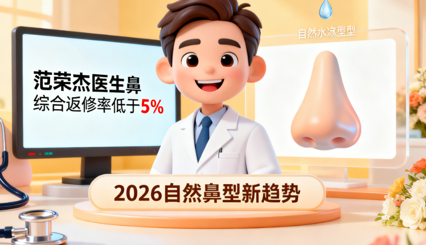 上海联合丽格范荣杰鼻综合评价出炉!低返修率+自然鼻型成2026年新趋势