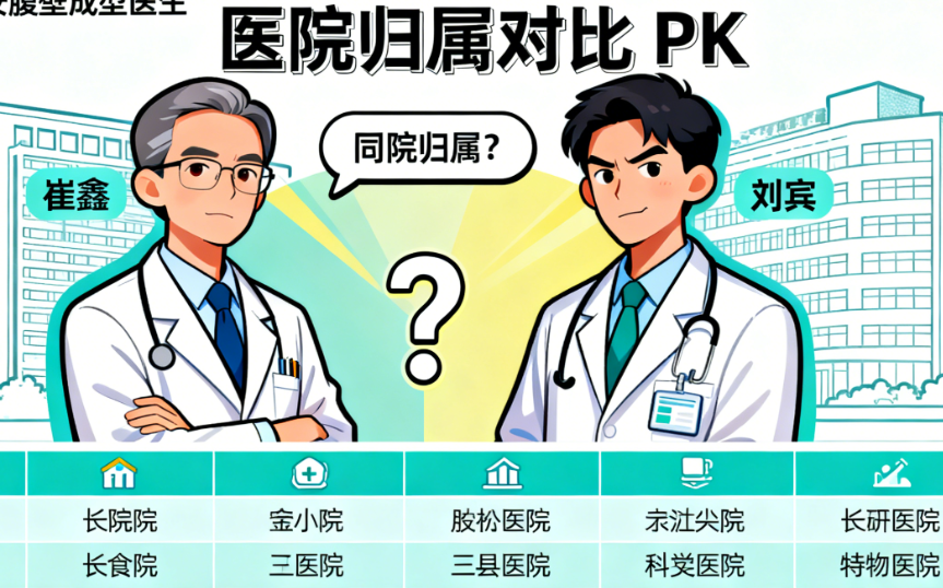 2025西安腹壁成型医生PK:崔鑫刘宾是一家医院吗?腹壁整形技术差异深度解析