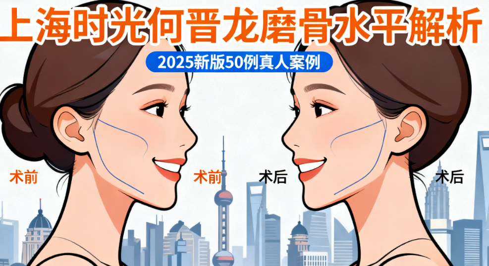 上海时光何晋龙磨骨水平怎么样?2025年新版50例真人案例解析,颧骨内推效果自然无下垂!