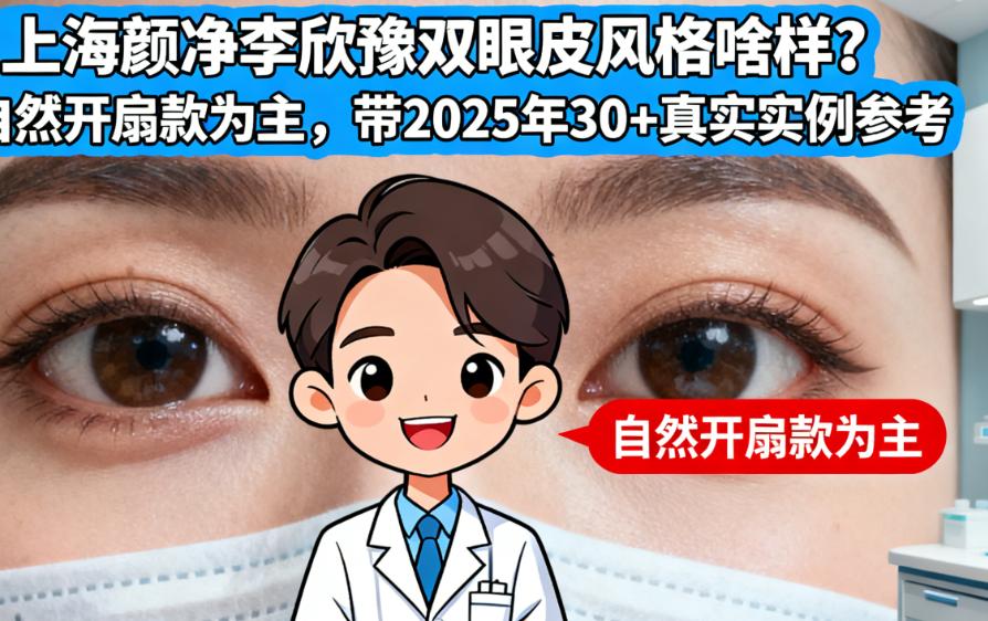上海颜净李欣豫双眼皮风格