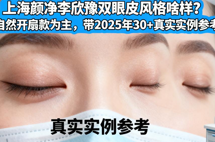 上海颜净李欣豫双眼皮风格的用户评价及靠谱性分析