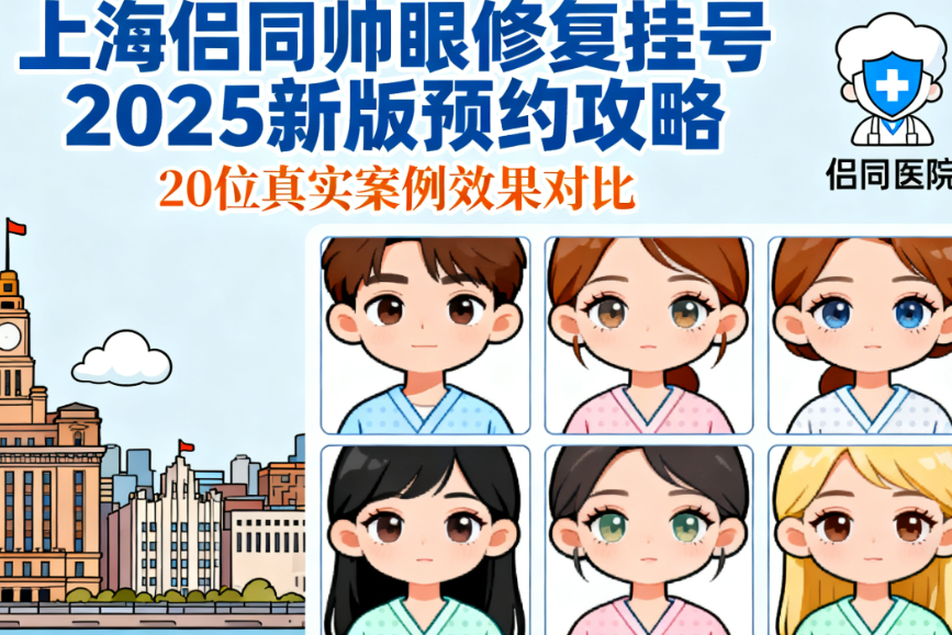 上海侣同帅眼修复怎么挂号?2025新版预约预约攻略+20位真实案例效果对比