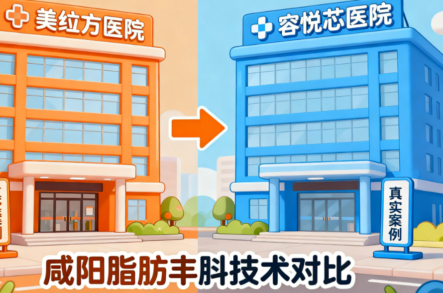 咸阳脂肪丰胸技术好的医院哪家强?美立方VS容悦芯真实案例对比测评