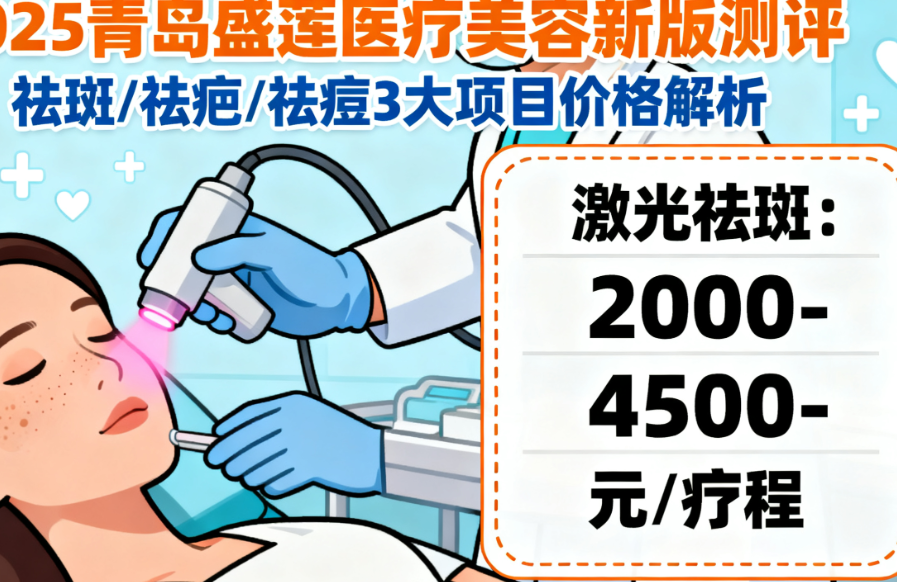 青岛盛莲医疗美容怎么样?2025新版测评:祛斑/祛疤/祛痘3大项目价格+10家同城机构对比